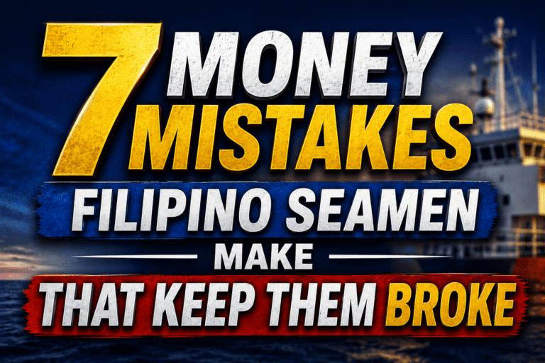 7 Money Mistakes Filipino Seamen Make That Keep Them Broke
