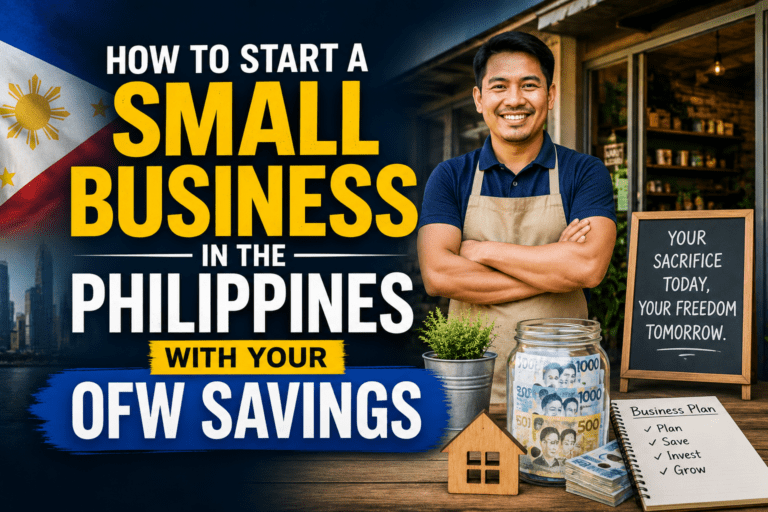 How to Start a Small Business in the Philippines With Your OFW Savings