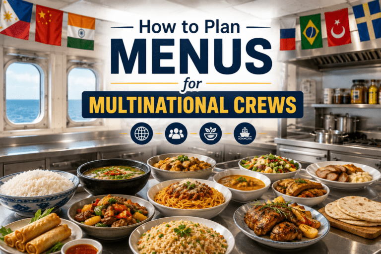 How to Plan Menus for Multinational Crews