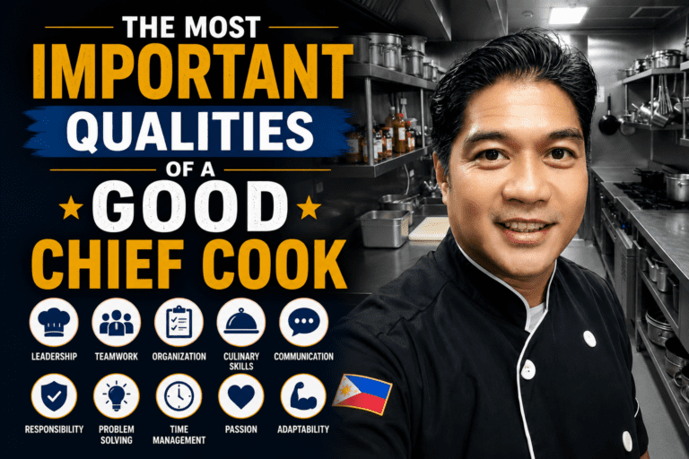 The Most Important Qualities of a Good Chief Cook