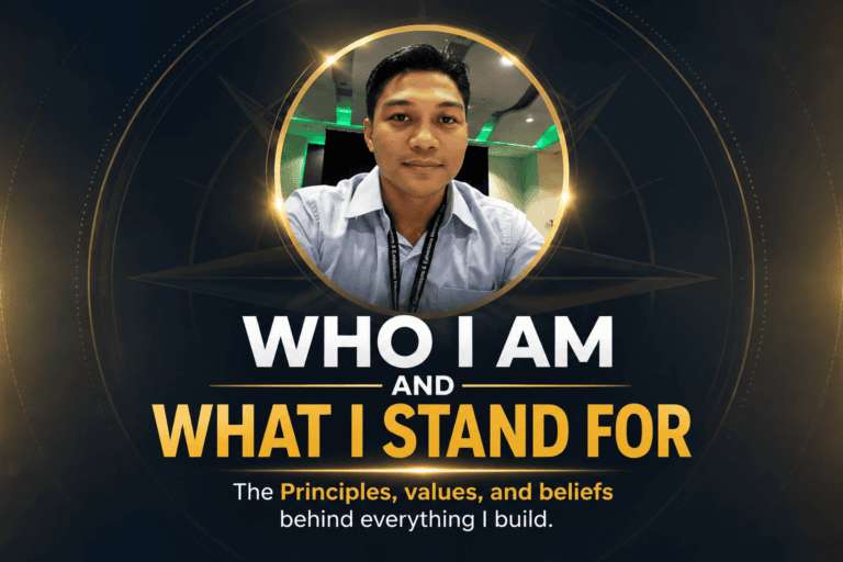 Who I Am and What I Stand For